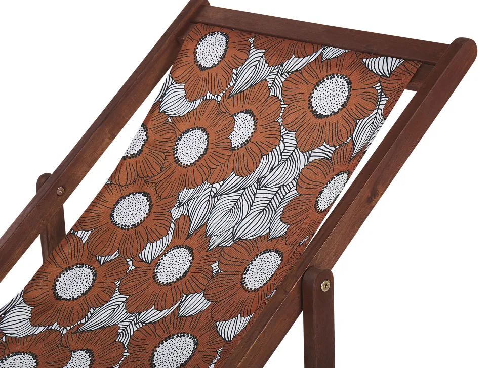 Conjunto De 2 Tecidos Multicolor Com Papoilas Para Espreguicadeiras Anzio/Avellino