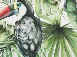 Conjunto De 2 Tecidos Multicolor Com Tucanos Para Espreguicadeiras Anzio/Avellino