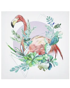 Conjunto De 3 Telas Com Impressao Multicolor 30 X 30 Cm Menaka