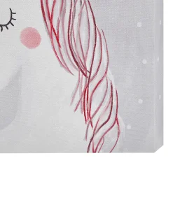 Conjunto De 3 Telas Com Impressoes Em Rosa E Cinzento 30 X 30 Cm Timia