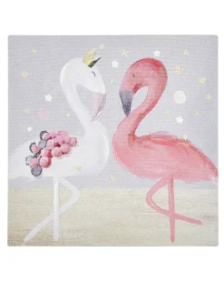 Conjunto De 3 Telas Com Impressoes Em Rosa E Cinzento 30 X 30 Cm Timia