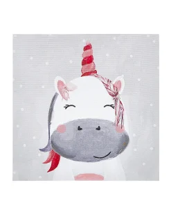 Conjunto De 3 Telas Com Impressoes Em Rosa E Cinzento 30 X 30 Cm Timia