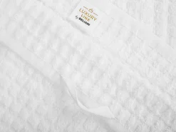 Conjunto De 4 Toalhas Brancas De Algodao Atai