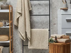 Conjunto De 4 Toalhas Cremes De Algodao Atai