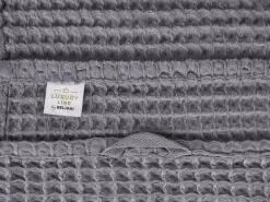 Conjunto De 4 Toalhas De Algodao Cinzentas Areora