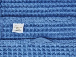 Conjunto De 4 Toalhas De Algodao Azuis Areora