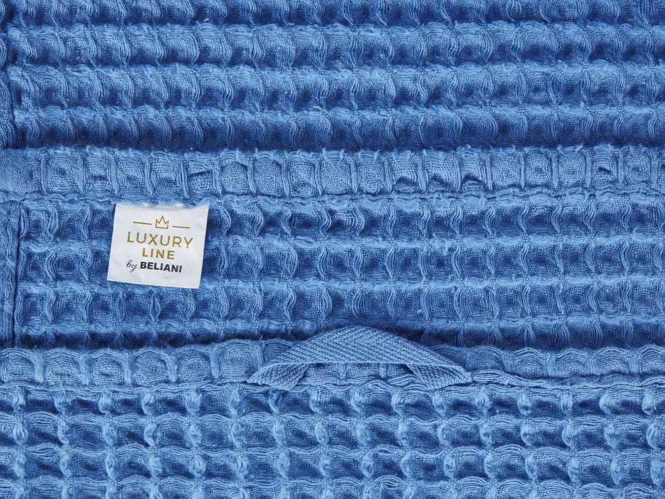 Conjunto De 4 Toalhas De Algodao Azuis Areora