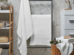 Conjunto De 4 Toalhas De Algodao Branco Areora