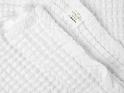 Conjunto De 4 Toalhas De Algodao Branco Areora