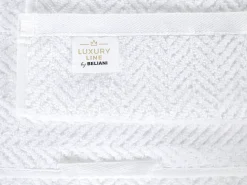 Conjunto De 9 Toalhas Em Algodao Branco Mitiaro