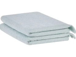 Conjunto De 2 Toalhas Em Algodao Verde Menta Atiu