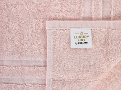 Conjunto De 9 Toalhas Em Algodao Rosa Pastel Atiu