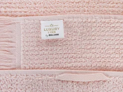 Conjunto De 9 Toalhas Em Algodao Rosa Pastel Atiu