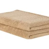 Conjunto De 2 Toalhas Em Algodao Creme Mitiaro
