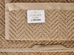 Conjunto De 2 Toalhas Em Algodao Creme Mitiaro