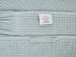 Conjunto De 9 Toalhas Em Algodao Verde Menta Atiu