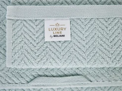 Conjunto De 9 Toalhas Em Algodao Verde Menta Mitiaro