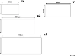 Conjunto De 9 Toalhas Em Algodao Verde Menta Mitiaro