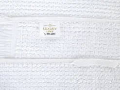 Conjunto De 2 Toalhas Em Algodao Branco Atiu