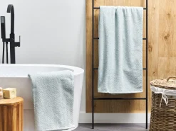 Conjunto De 2 Toalhas Em Algodao Verde Menta Mitiaro