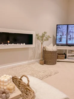 Conjunto De 2 Vasos Para Plantas Cor De Areia Bitola