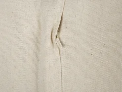 Conjunto De Almofadas Decorativas Tufadas Em Algodao Creme E Cinzento 45 X 45 Cm Alocasia