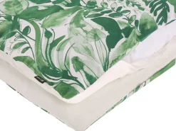 Conjunto De Capa De Edredao Em Algodao Acetinado Verde E Branco 155 X 220 Cm Greenwood