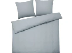 Conjunto De Capas De Edredao Em Algodao Acetinado Cinzento Claro 220 X 240 Cm Avondale