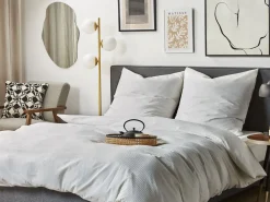 Conjunto De Capas De Edredao Em Algodao Acetinado Branco 220 X 240 Cm Avondale