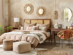 Conjunto De Capas De Edredao Em Algodao Acetinado Creme 220 X 240 Cm Avondale