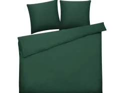 Conjunto De Capas Edredao Em Algodao Acetinado Verde Escuro 220 X 240 Cm Harmonridge
