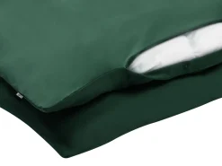 Conjunto De Capas Edredao Em Algodao Acetinado Verde Escuro 220 X 240 Cm Harmonridge