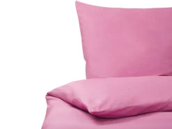Conjunto De Capas Edredao Em Algodao Acetinado Rosa 135 X 200 Cm Harmonridge