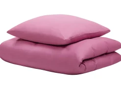 Conjunto De Capas Edredao Em Algodao Acetinado Rosa 135 X 200 Cm Harmonridge