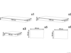 Conjunto De Capas Para Almofadas Branco Para Almofadas Do Conjunto Xxl