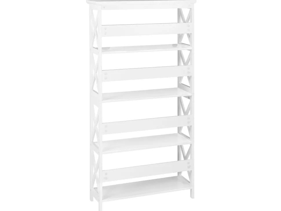 Conjunto De Escritorio Em Branco E Madeira Clara Foster/Carter