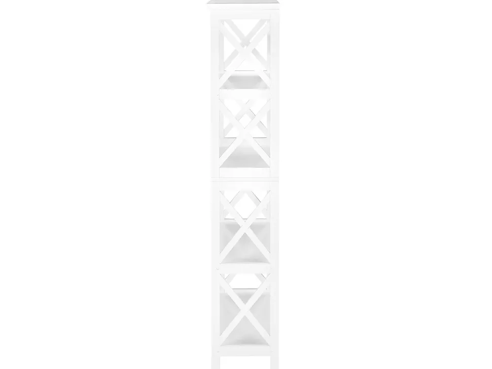 Conjunto De Escritorio Em Branco E Madeira Clara Foster/Carter