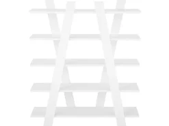 Conjunto De Escritorio Em Branco E Madeira Clara Escalante/Sheslay