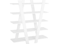 Conjunto De Escritorio Em Branco E Madeira Clara Escalante/Sheslay