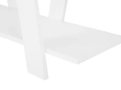 Conjunto De Escritorio Em Branco E Madeira Clara Escalante/Sheslay