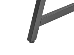 Conjunto De Escritorio Em Madeira Escura E Preto Foster/Harwich