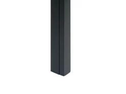 Conjunto De Jardim 6 Lugares Em Aluminio Castanho Claro E Preto Nardo