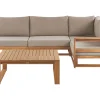 Conjunto De Jardim 4 Lugares Em Madeira De Acacia Certificada Clara A Esquerda Timor Ii