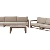 Conjunto De Jardim 5 Lugares Madeira De Acacia Certificada Escura Timor Ii