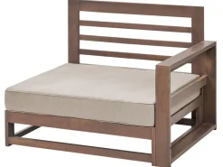 Conjunto De Jardim 5 Lugares Madeira De Acacia Certificada Escura Timor Ii