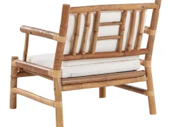 Conjunto De Jardim 4 Lugares Em Madeira Clara De Bambu Riccione