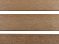 Conjunto De Jardim 6 Lugares Em Aluminio Castanho Claro E Preto 180 X 90 Cm Vernio