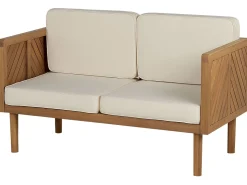 Conjunto De Jardim Com 6 Lugares Em Madeira De Acacia Castanha Clara Baratti