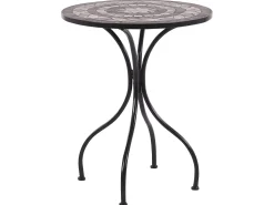 Conjunto De Jardim Com 2 Lugares Em Metal Preto Cariati