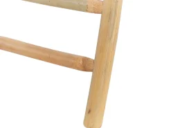 Conjunto De Jardim Com 2 Lugares Em Bambu Castanho Claro E Branco Savalletri